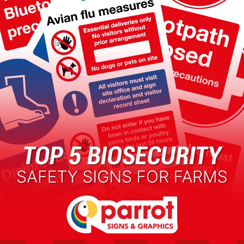 Top 5 Biosecurity Safety Signs to Strengthen Farm Biosecurity