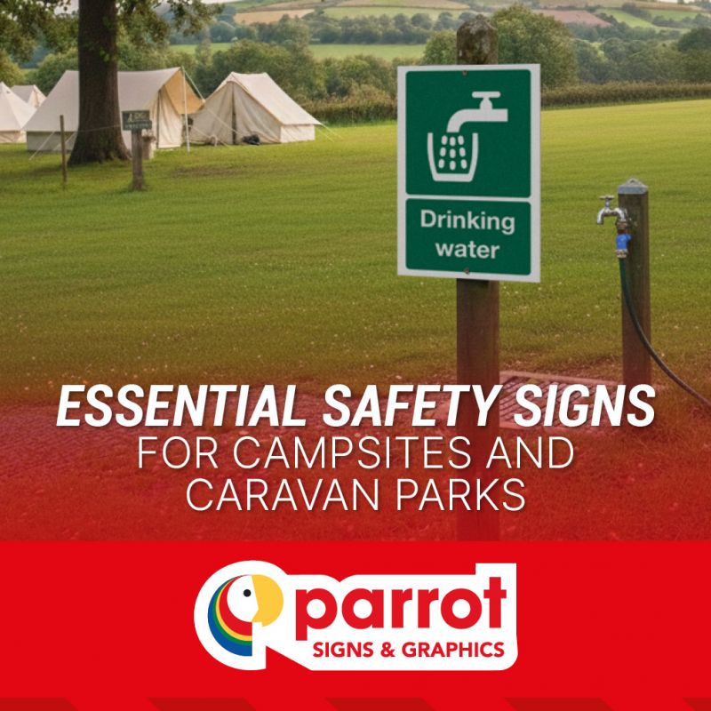 Essential Safety Signs For Campsites And Caravan Parks