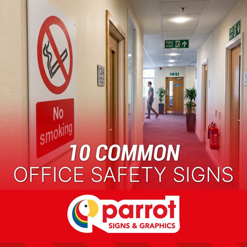 10 Common Office Safety Signs Found in Workplaces
