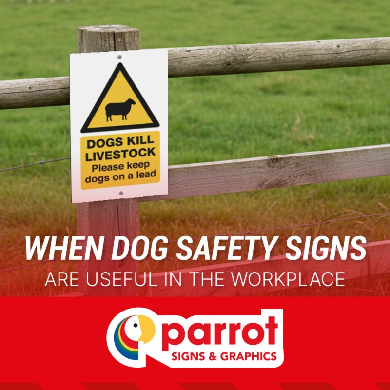 When Dog Safety Signs Are Useful in the Workplace