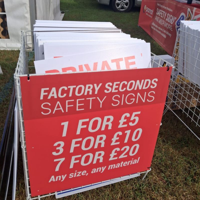 Parrot Signs Graphics Take Their Safety Sign Expertise To Driffield Show 2025