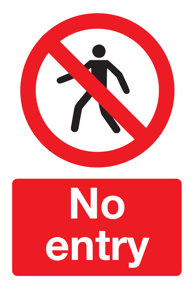 No Entry Sign-1001B