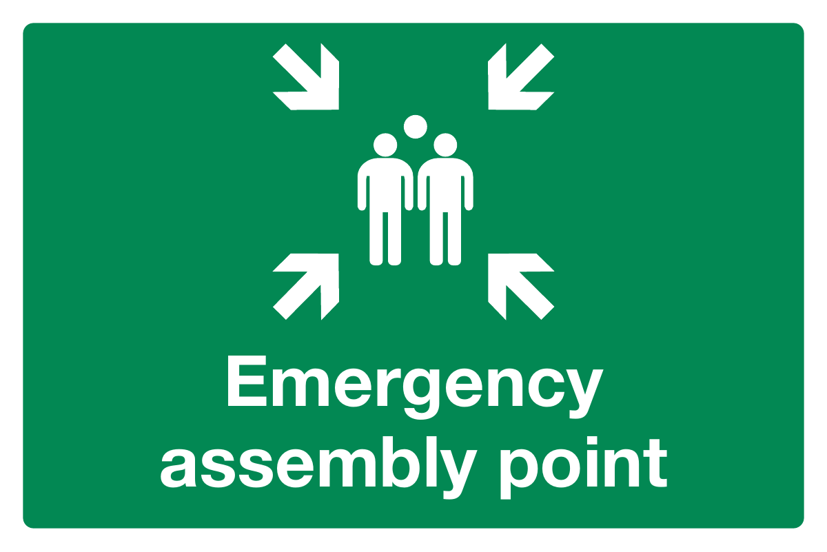 Emergency Assembly Point Sign - 1004B