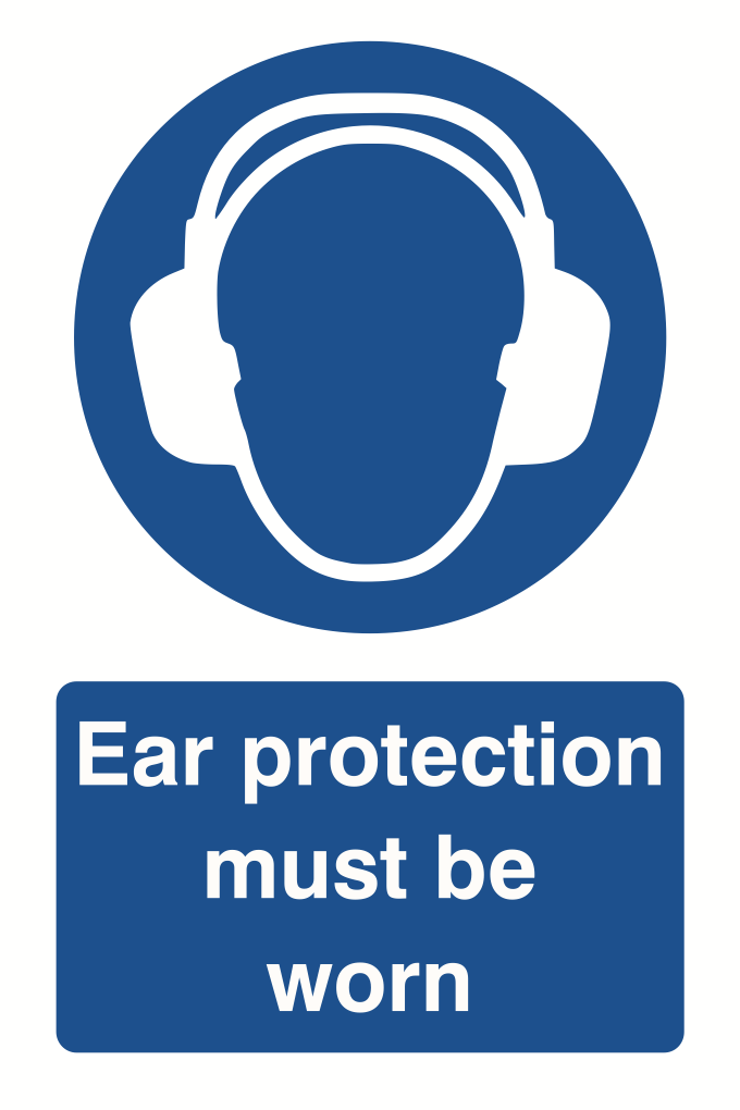Ear Protection Sign-1103B