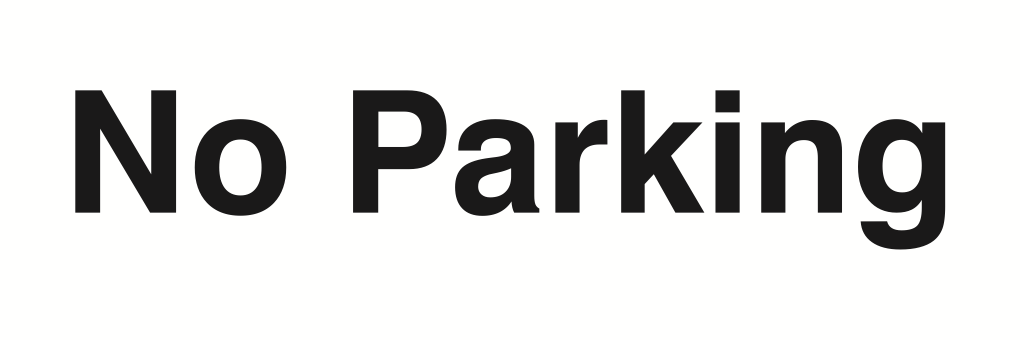 No Parking Sign-126A