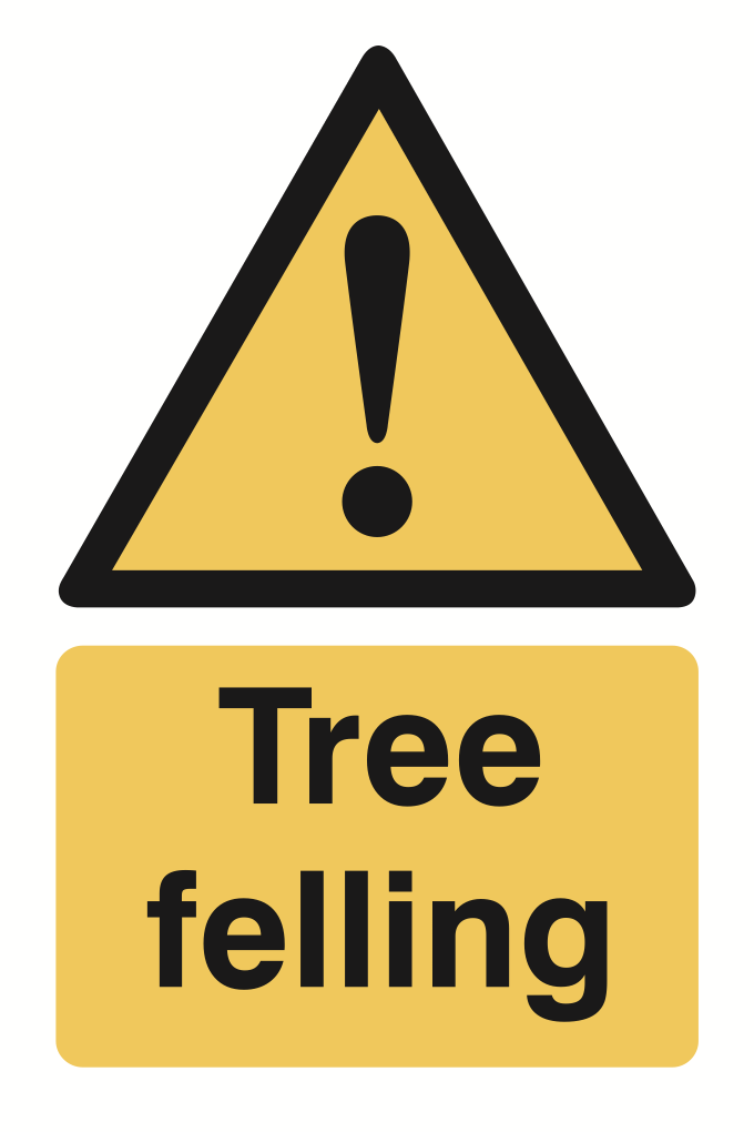 Tree Felling Sign-1303B