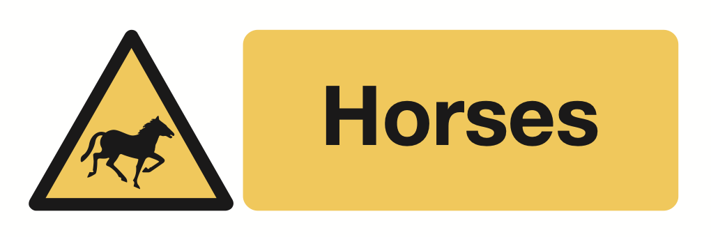 Horses Sign-1308A