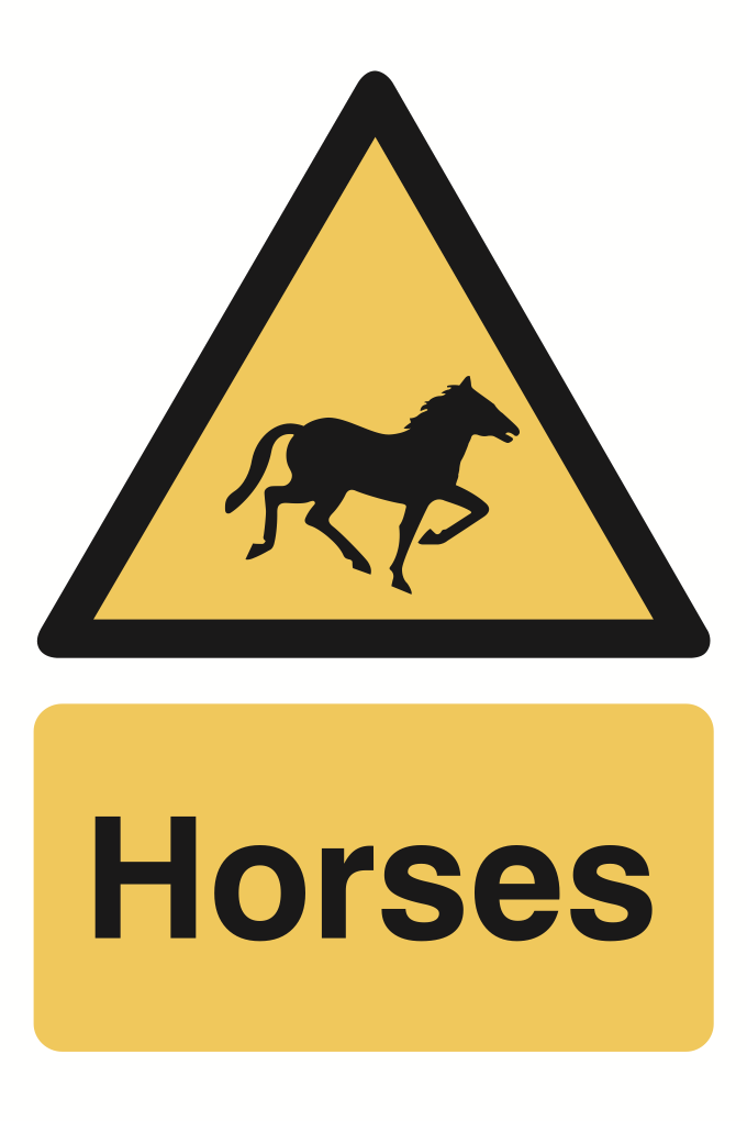 Horses Sign-1308B