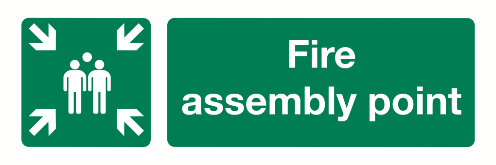 Fire Assembly Point Sign-130A