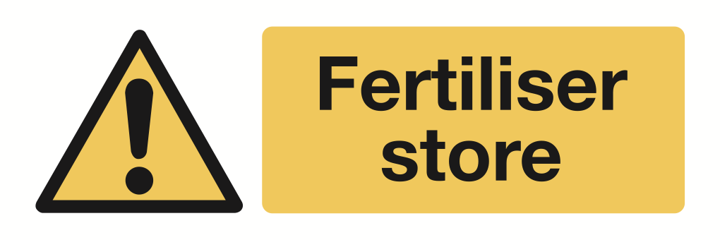 Fertiliser Store Sign-1333A