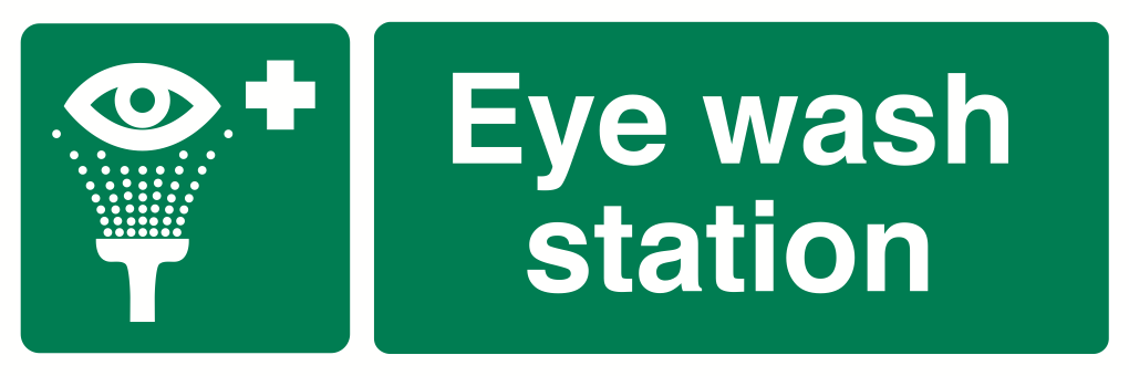 Eye Wash Station Sign-139A