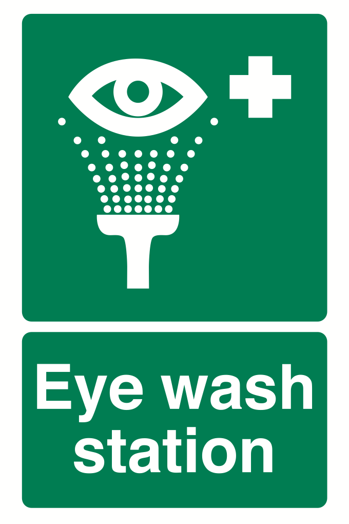 Eye Wash Station Sign-139B