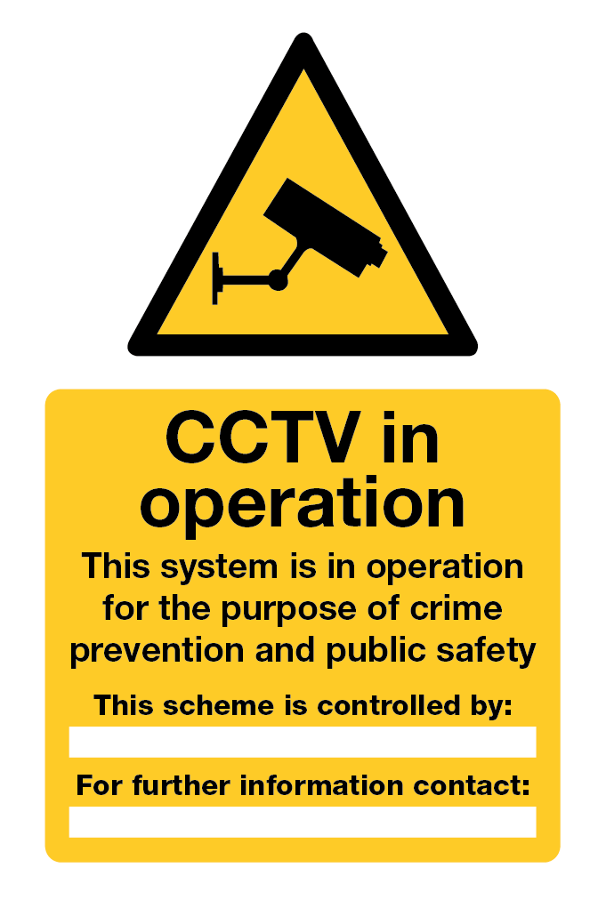 CCTV This System Is Controlled By Sign-143B