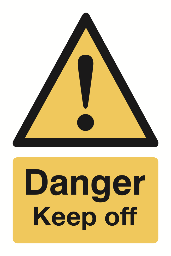 Danger Keep Off Sign-167B