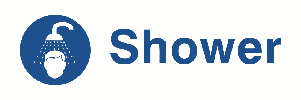 Shower Sign-220A