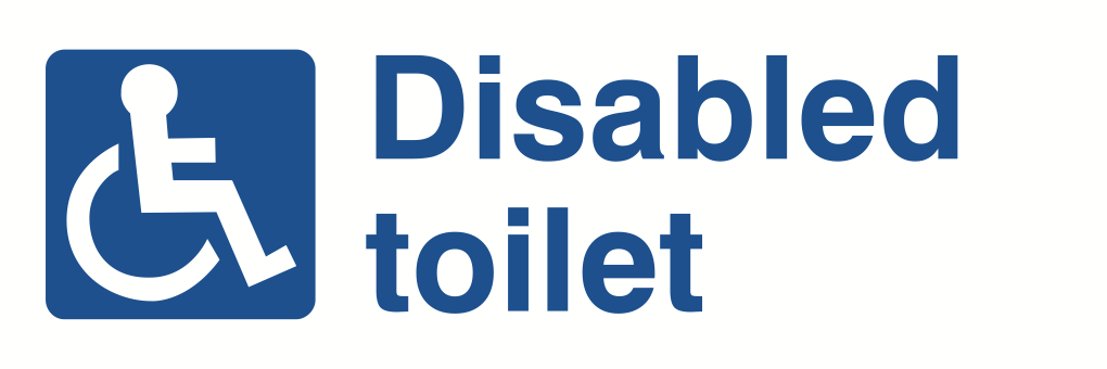 Disabled Toilet Sign-221A