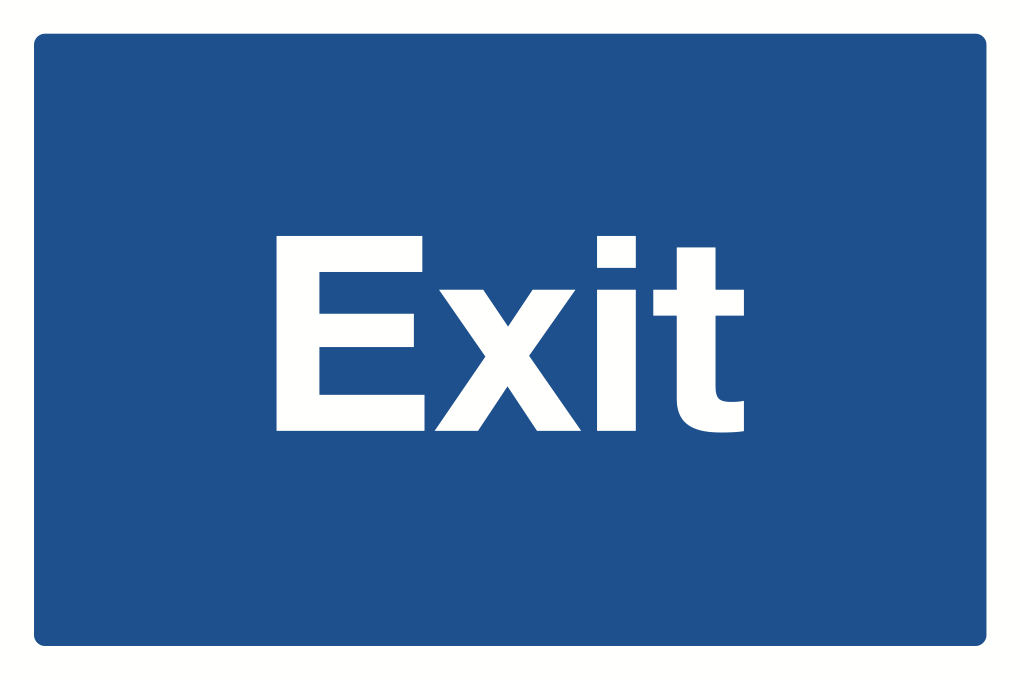 Exit Sign-228B