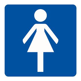 Womens Toilet Sign-232P