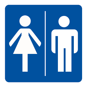 Womens Mens Unisex Toilet Sign-234P
