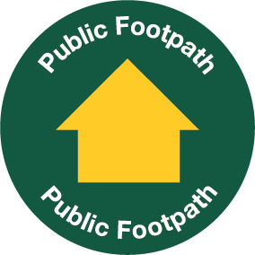 Public Footpath Waymarker Sign-274P