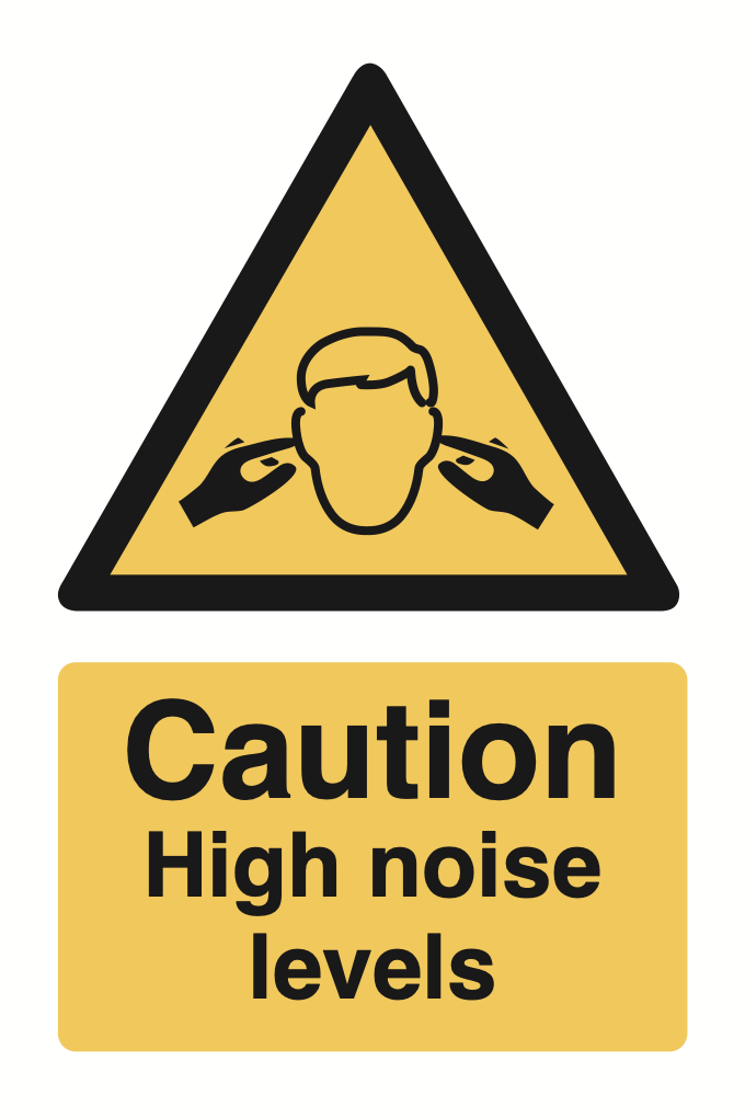 Caution High Noise Levels Sign-290B