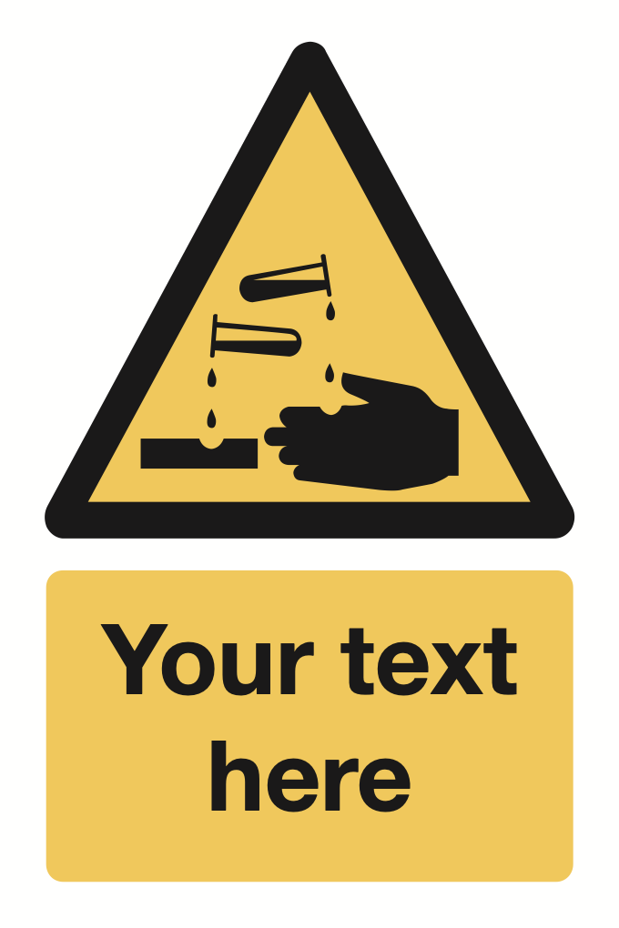 Corrosive Your Text Here Sign-320B