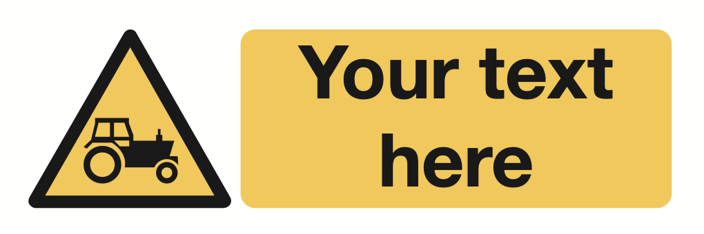 Tractor Your Text Here Sign-324A