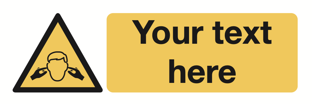 Noise Your Text Here Sign-351A