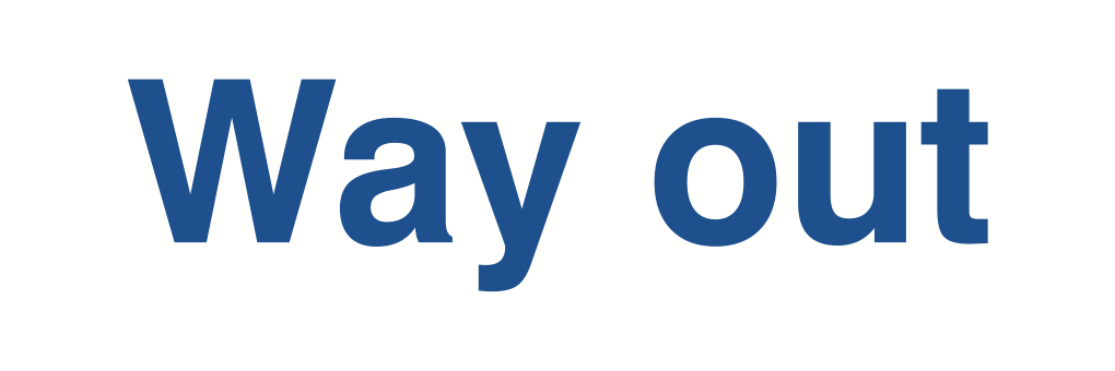 Way Out Sign-423A