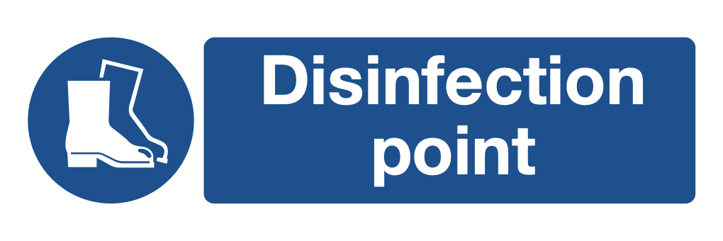 Disinfection Point Sign-431A