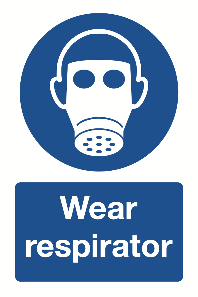 Wear Respirator Sign-436B