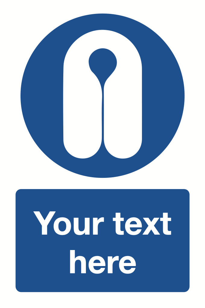 Life Jacket Your Text Here Sign-463B