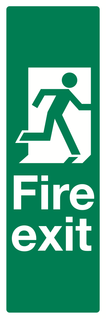 Fire Exit Sign-497A