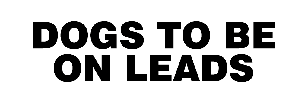 Dogs To Be On Leads Sign-509A