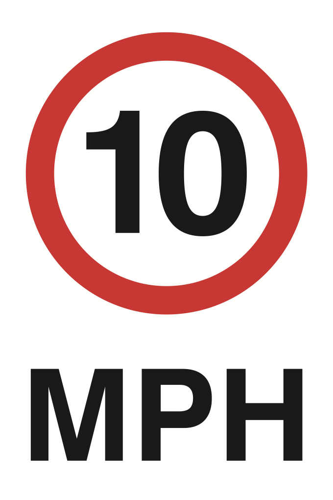 10 MPH Sign-514B