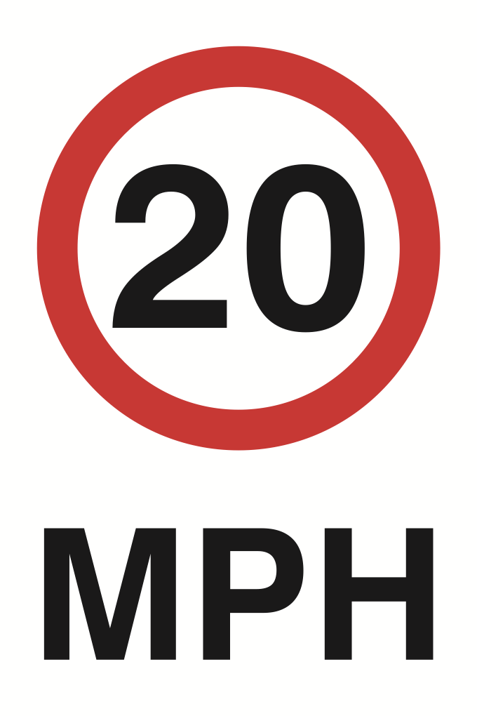 20 MPH Sign-516B