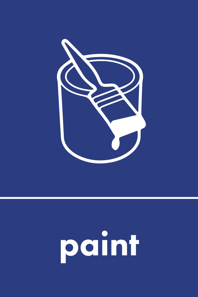 Recycling Paint Sign-603B