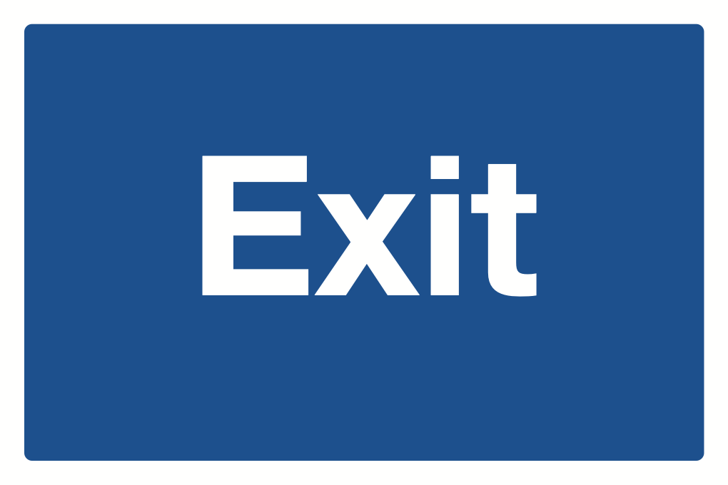 Exit Sign-633B