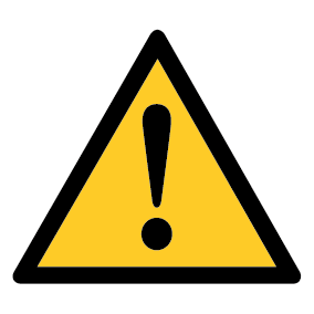 Warning Exclamation Mark Sign-642P