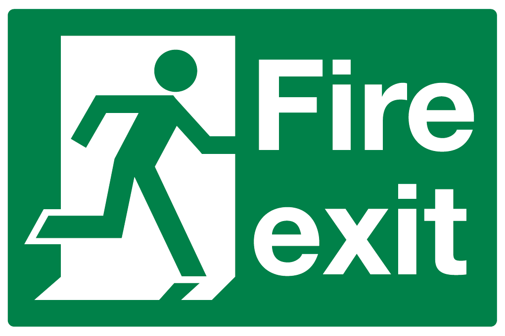 Fire Exit Sign-643B