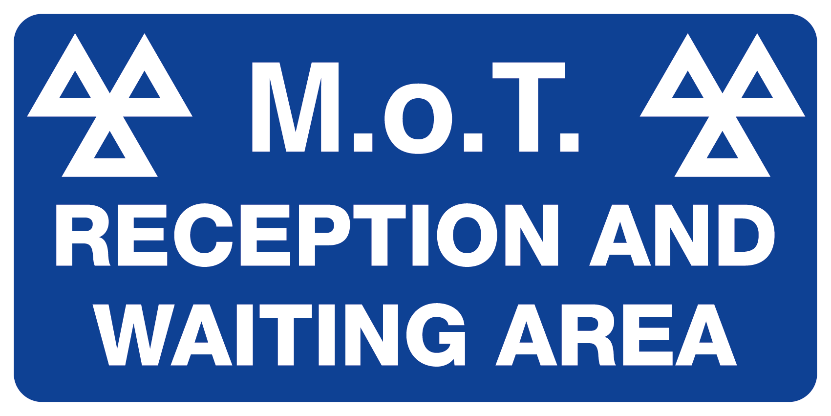 MOT Reception And Waiting Area Sign-646A