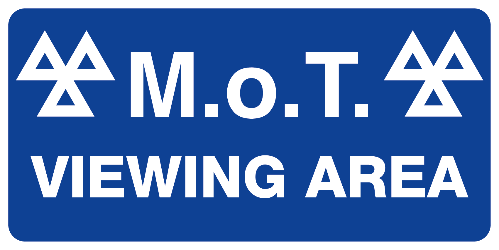MOT Viewing Area Sign-647A