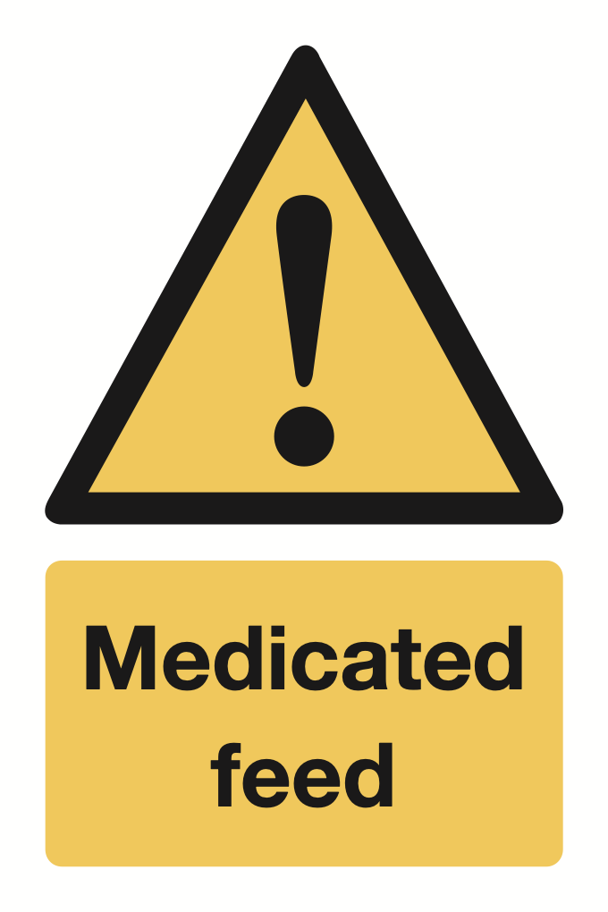 Medicated Feed Sign-661B