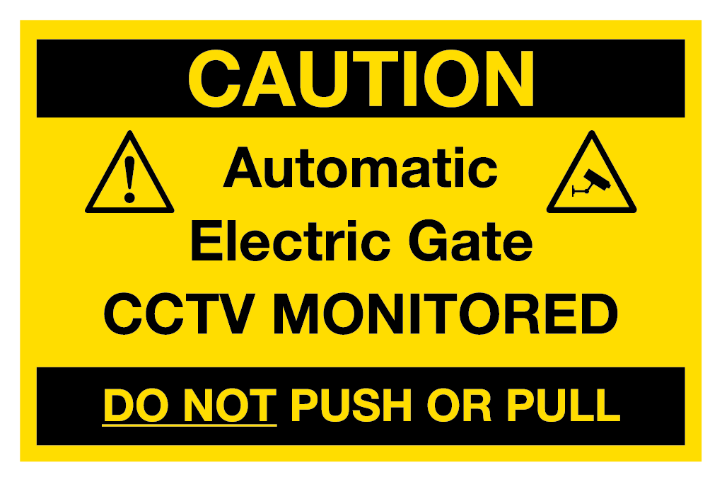 Automatic Electric Gate Sign-729B Automatic Electric Gate Sign-729B
