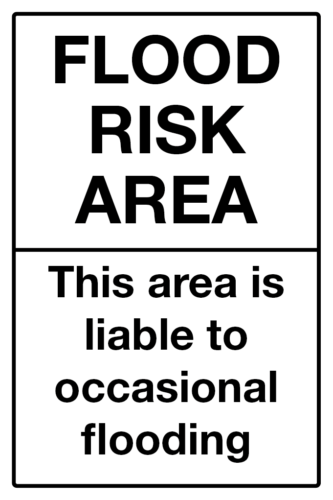 Flood Risk Area Sign-730B