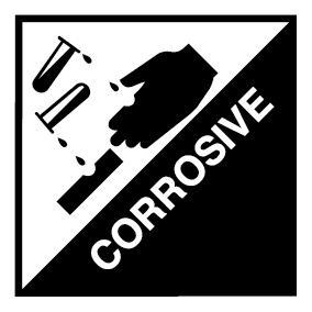 Corrosive Sign-812P