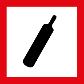Compressed Gas Sign-828P