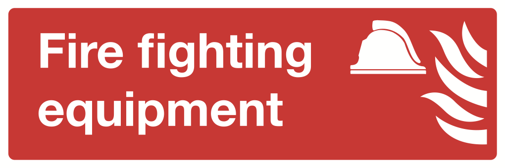 Fire Fighting Equipment Sign-876A