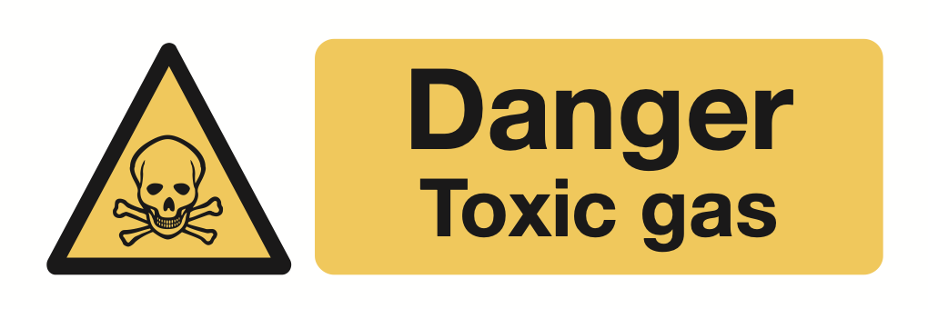 Danger Toxic Gas Sign-913A