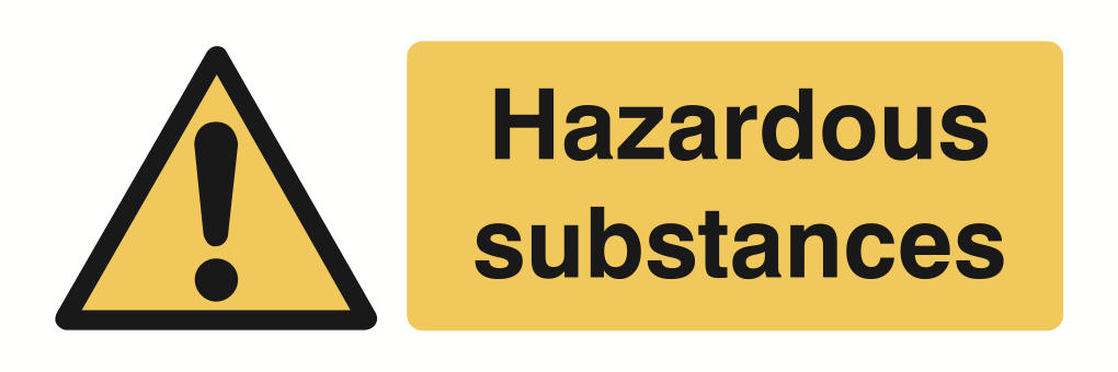 Hazardous Substances Sign-917A
